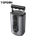 Topdon Portable Generator, 200 W Rated, 250 W Surge, 100/240V AC/5V DC, 3.1 A TDP-C11A012A03